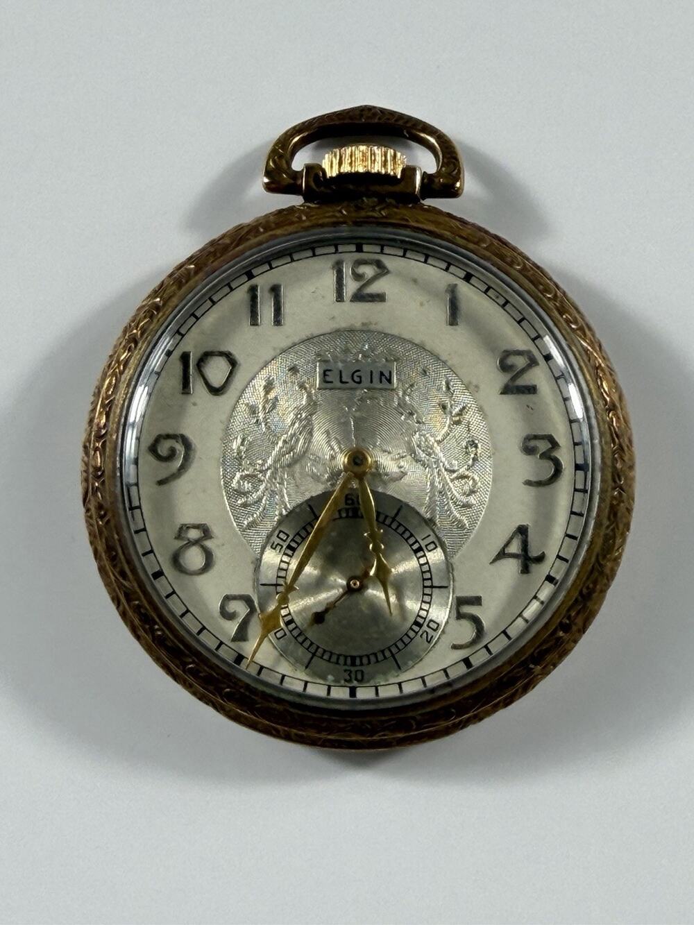 1937 ELGIN POCKET WATCH MOVEMENT 36477590 GRADE: 315 12s 15j